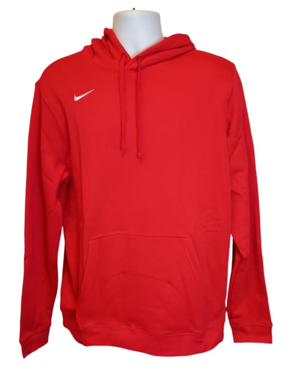 Nike Sportswear Club Red Pullover Hoodie Men's Size Large New